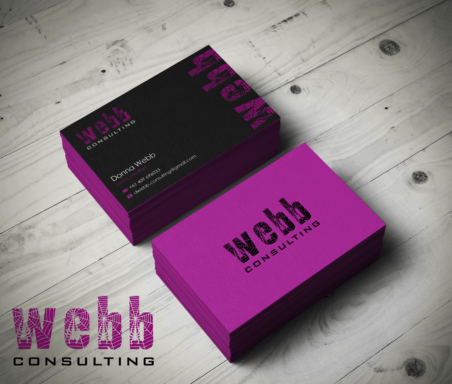 Visitenkarten-Design von Riz' für webb consulting | Design #10861184