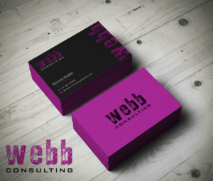 Business Card Design by Riz' for webb consulting | Design: #10861184