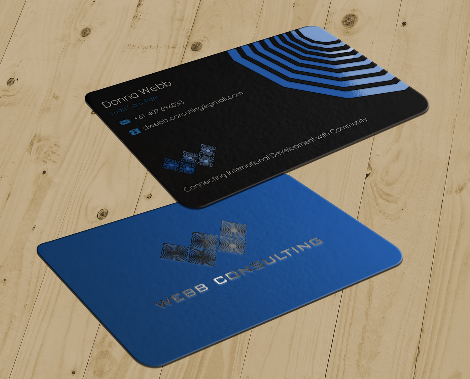 Visitenkarten-Design von Riz' für webb consulting | Design #10882865