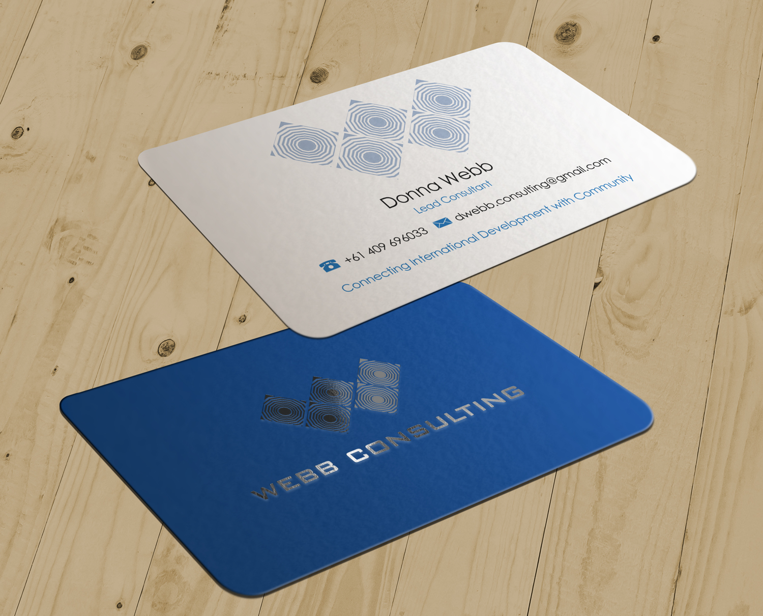 Visitenkarten-Design von Riz' für webb consulting | Design #10921753