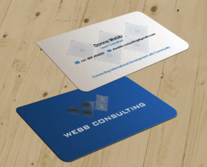 Business Card Design by Riz' for webb consulting | Design: #10922271