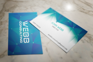 Business Card Design by Grafactory for webb consulting | Design: #10845788