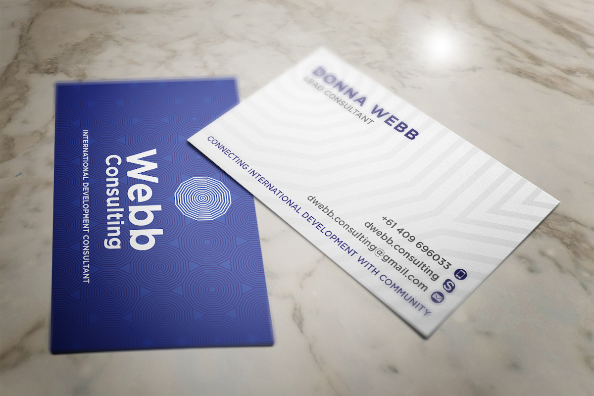 Visitenkarten-Design von Grafactory für webb consulting | Design #10999408