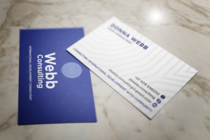 Design de Carte de Visite par Grafactory pour webb consulting | Design : #10999408
