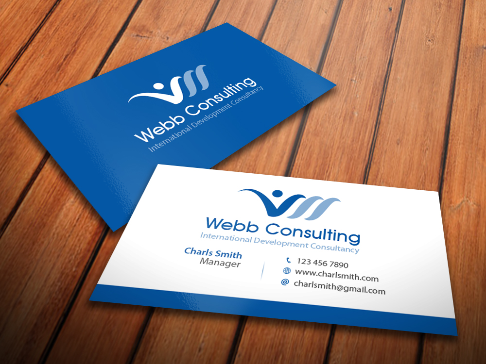 Business Card Design by PD Studios for webb consulting | Design #10812051
