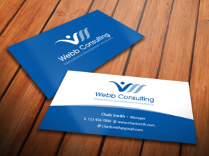 Design de Carte de Visite par primarydesigner2k9 pour webb consulting | Design #10812063