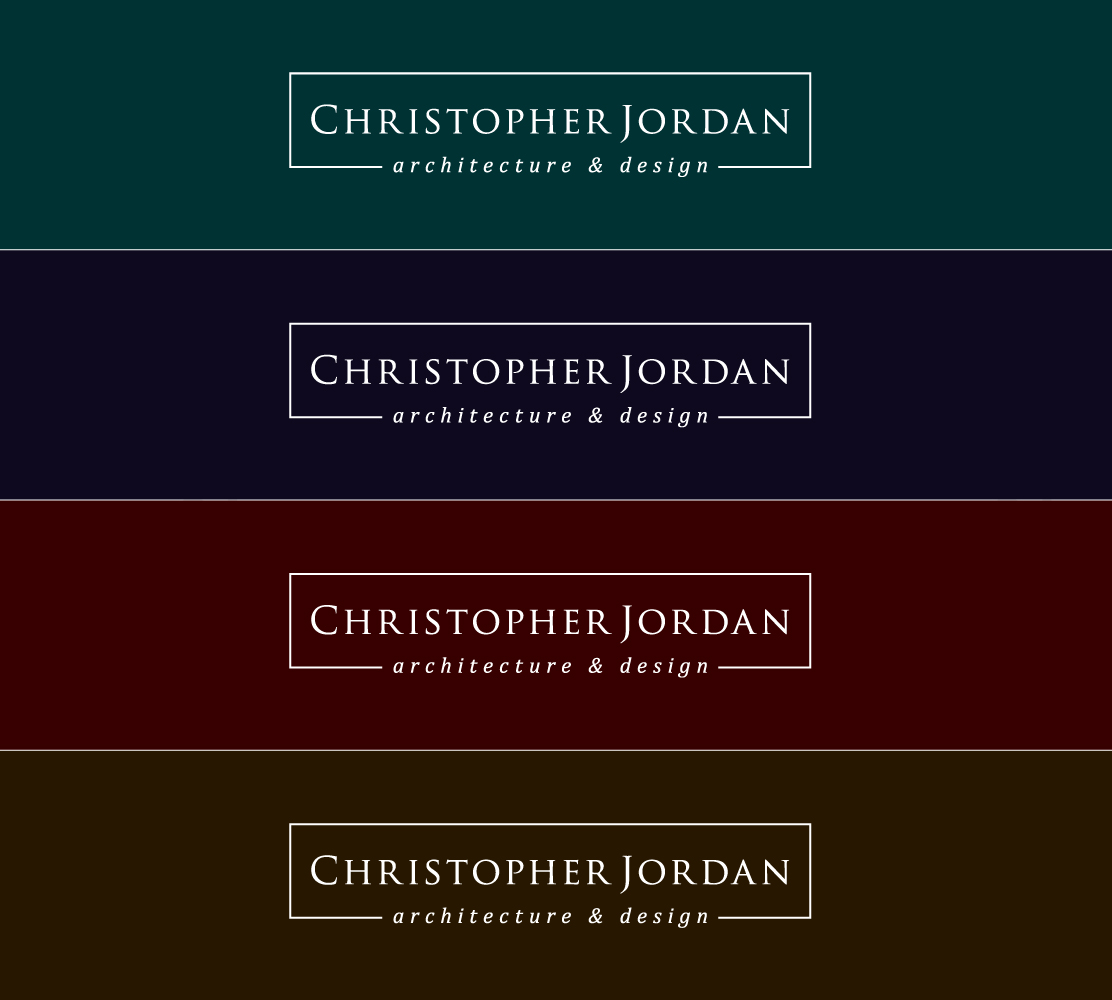 Logo Design by GGV for Christopher Jordan Architecture & Design | Design #10810537