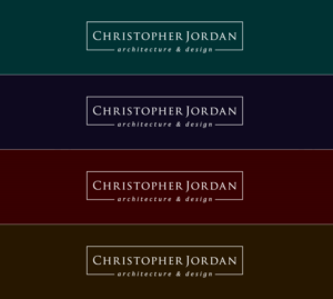Diseño de Logo por GGV para Christopher Jordan Architecture & Design | Diseño: #10810537