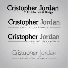 Diseño de Logo por Buly para Christopher Jordan Architecture & Design | Diseño: #10807831