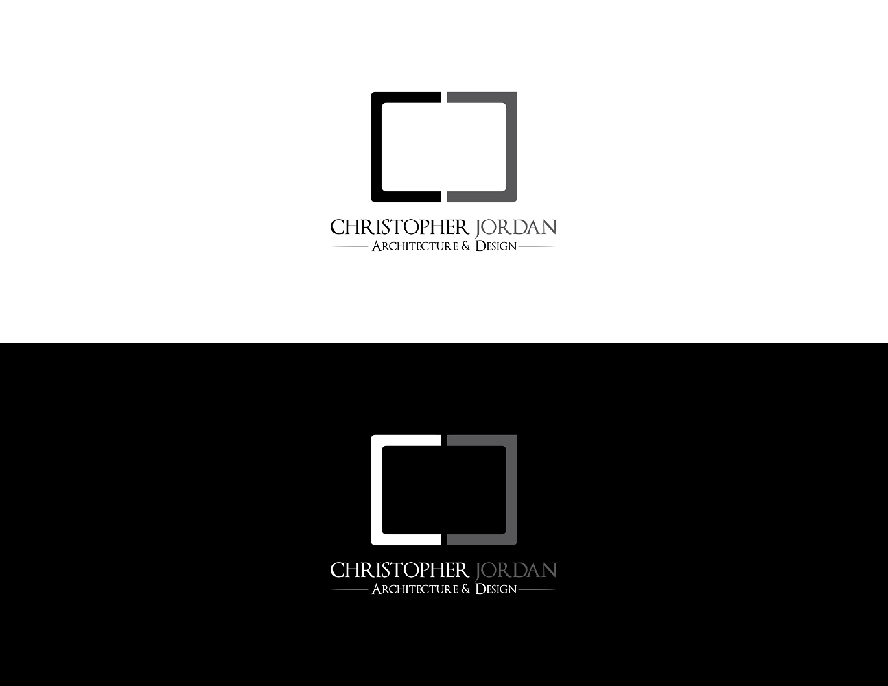 Logo Design by Verified artistry (Design garden) for Christopher Jordan Architecture & Design | Design #10819888