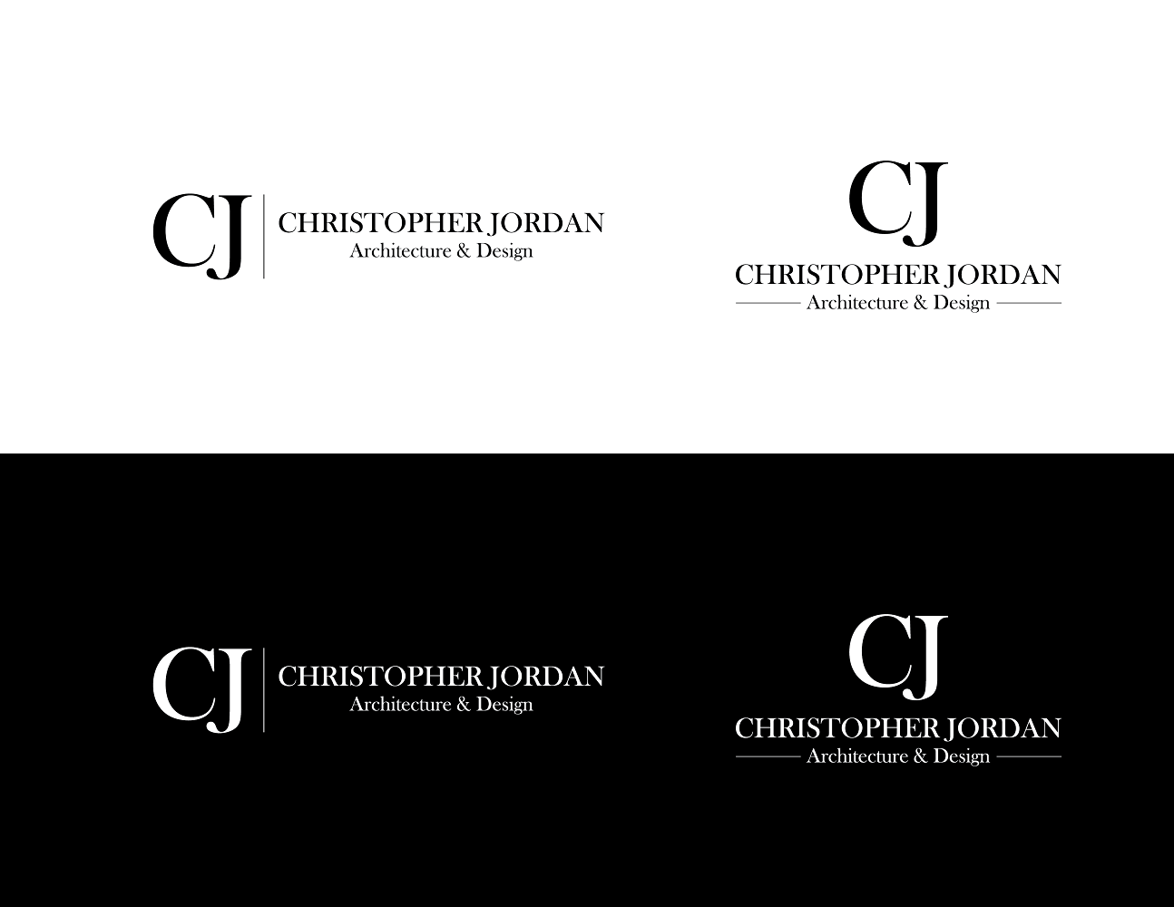 Logo Design by Verified artistry (Design garden) for Christopher Jordan Architecture & Design | Design #10819893