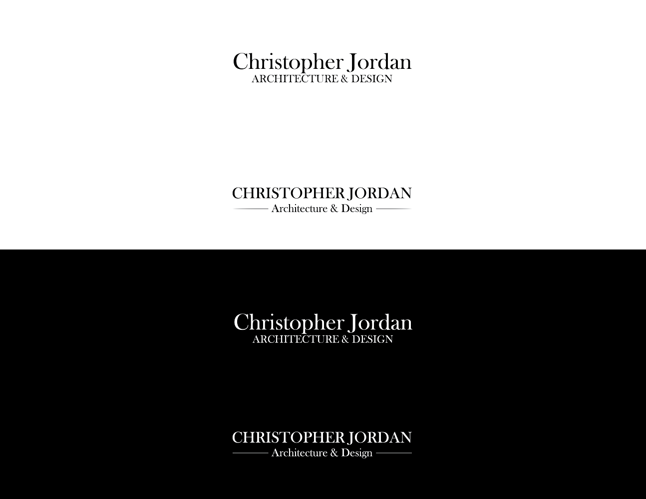 Diseño de Logo por Verified artistry (Design garden) para Christopher Jordan Architecture & Design | Diseño #10819894
