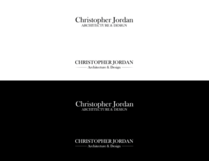 Diseño de Logo por Verified artistry (Design garden) para Christopher Jordan Architecture & Design | Diseño: #10819894