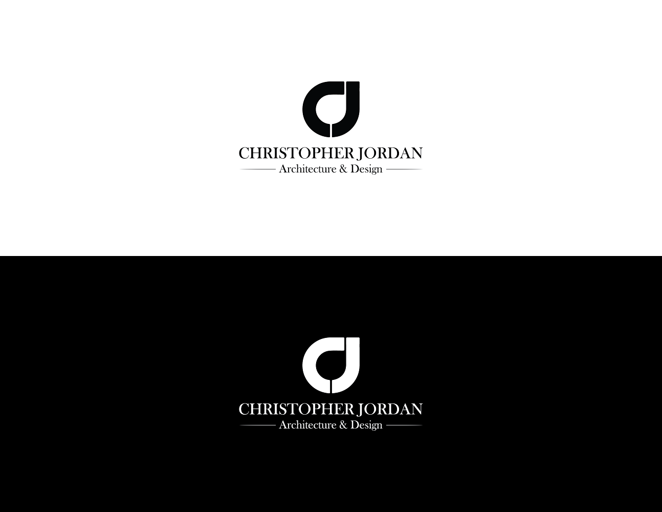 Diseño de Logo por Verified artistry (Design garden) para Christopher Jordan Architecture & Design | Diseño #10819896