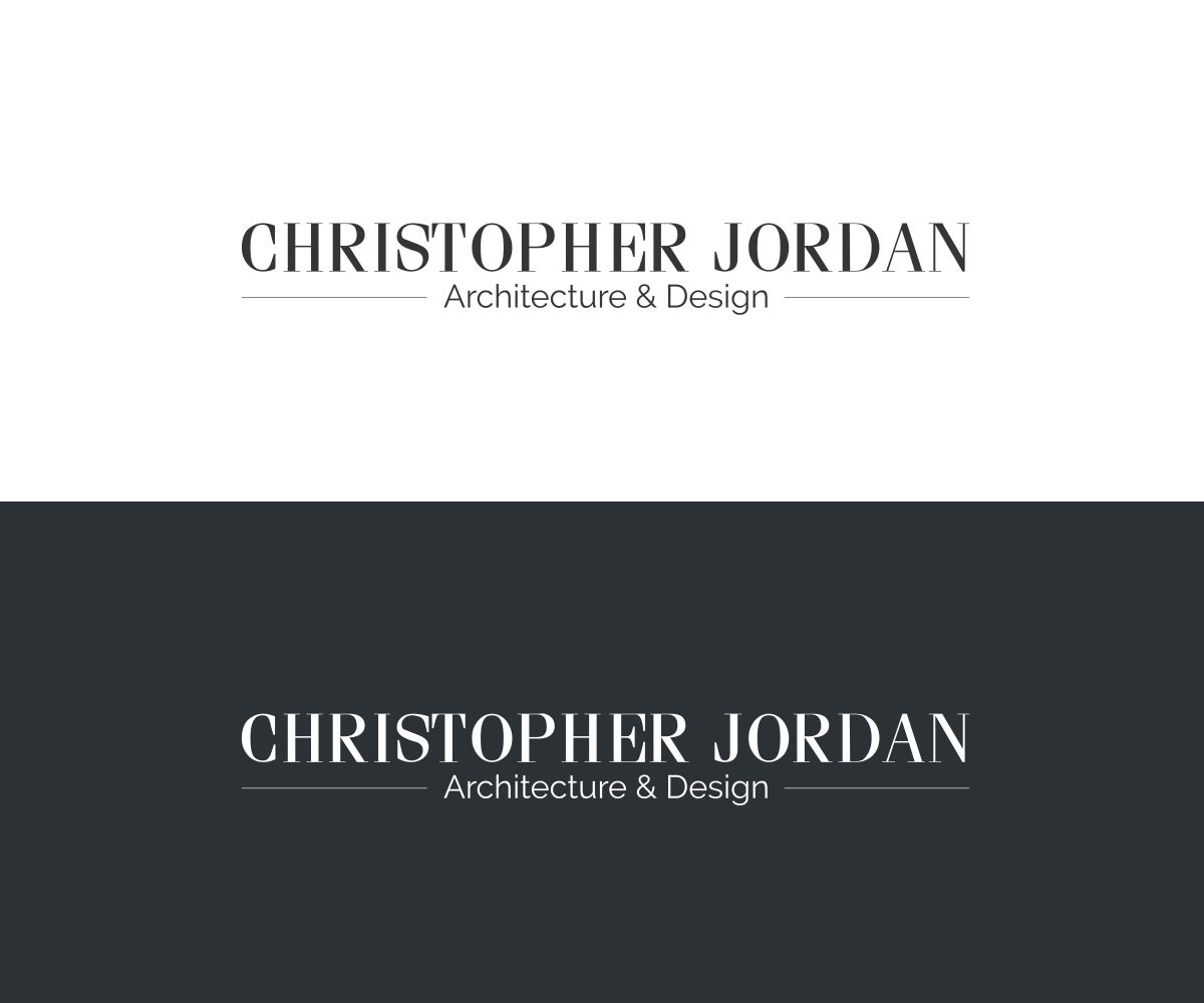Diseño de Logo por Althof para Christopher Jordan Architecture & Design | Diseño #10842545