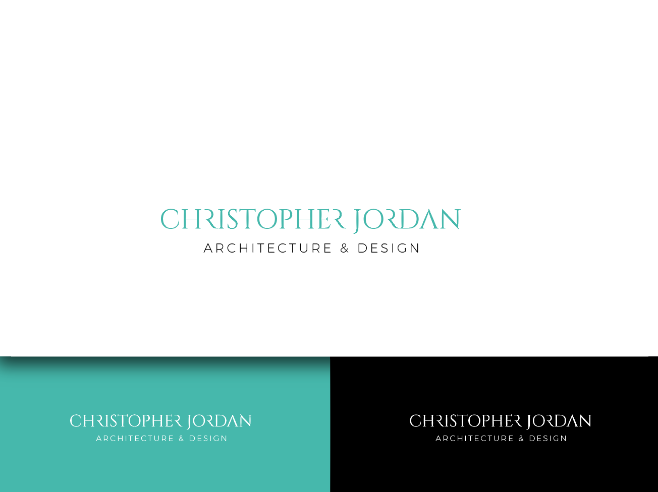 Logo Design by wonderland for Christopher Jordan Architecture & Design | Design #10813142