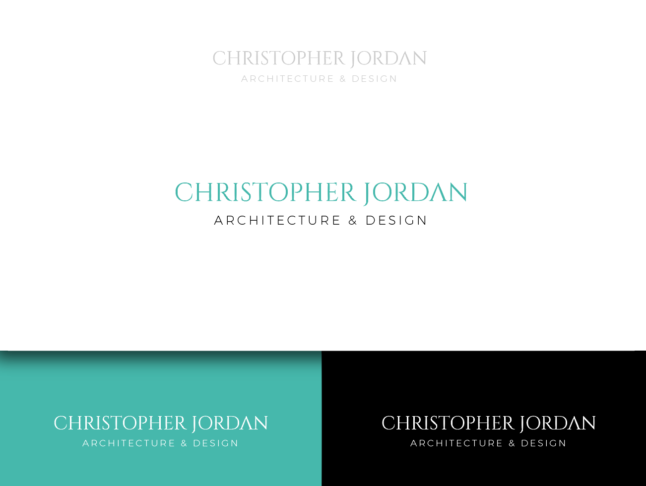 Logo Design by wonderland for Christopher Jordan Architecture & Design | Design #10820581