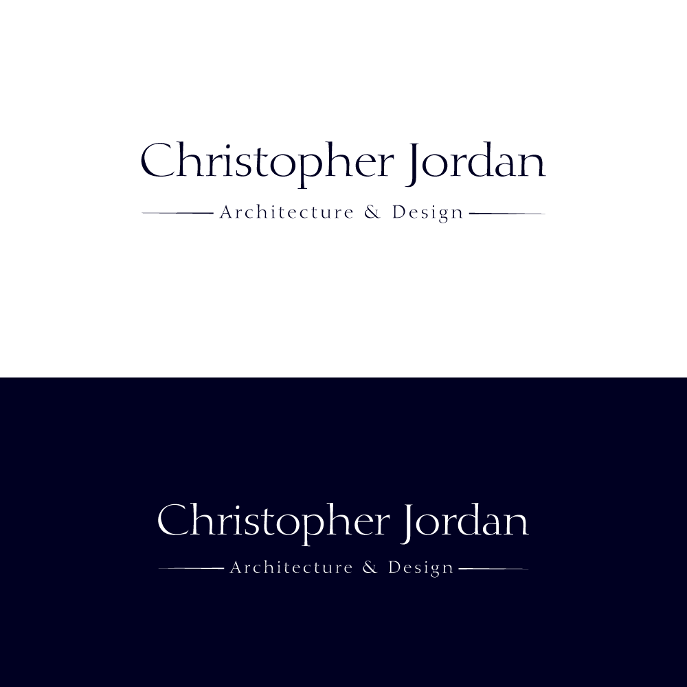 Logo Design by H4R5Z for Christopher Jordan Architecture & Design | Design #10855007