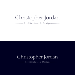 Diseño de Logo por H4R5Z para Christopher Jordan Architecture & Design | Diseño: #10855007