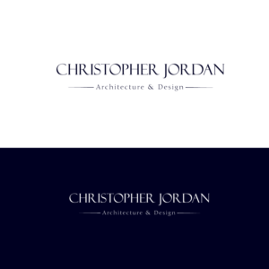 Diseño de Logo por H4R5Z para Christopher Jordan Architecture & Design | Diseño: #10855017