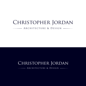 Diseño de Logo por H4R5Z para Christopher Jordan Architecture & Design | Diseño: #10855032