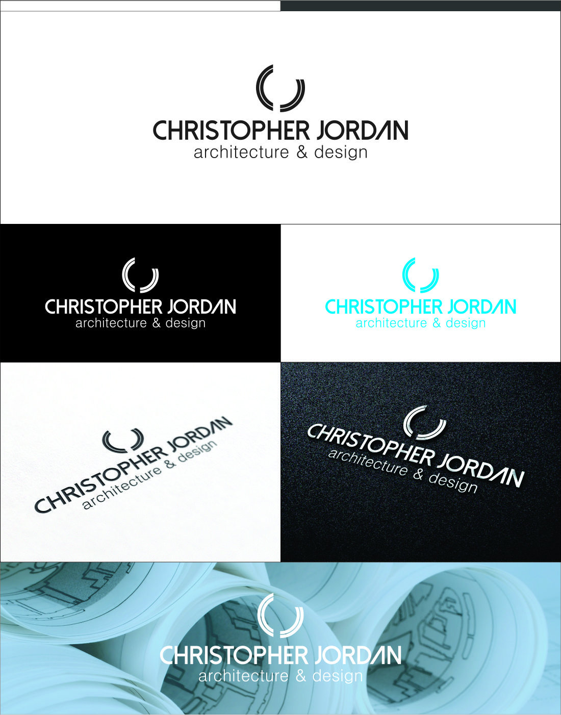 Logo Design by DG for Christopher Jordan Architecture & Design | Design #10816167