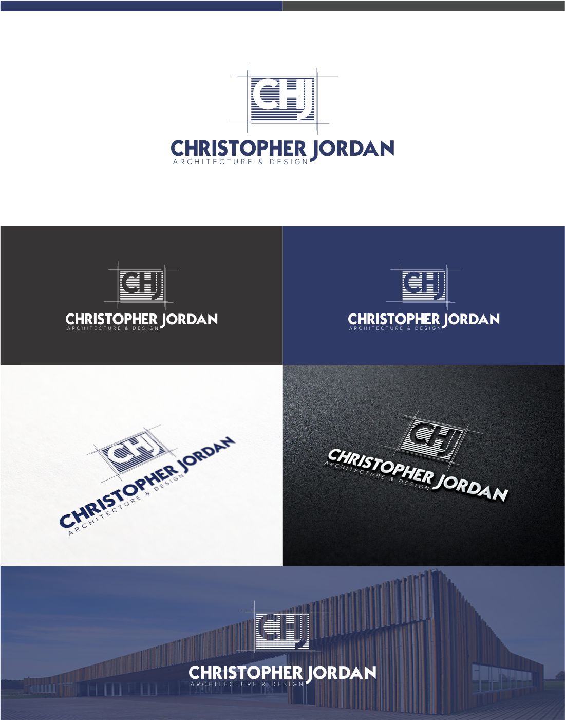 Logo Design by DG for Christopher Jordan Architecture & Design | Design #10816210
