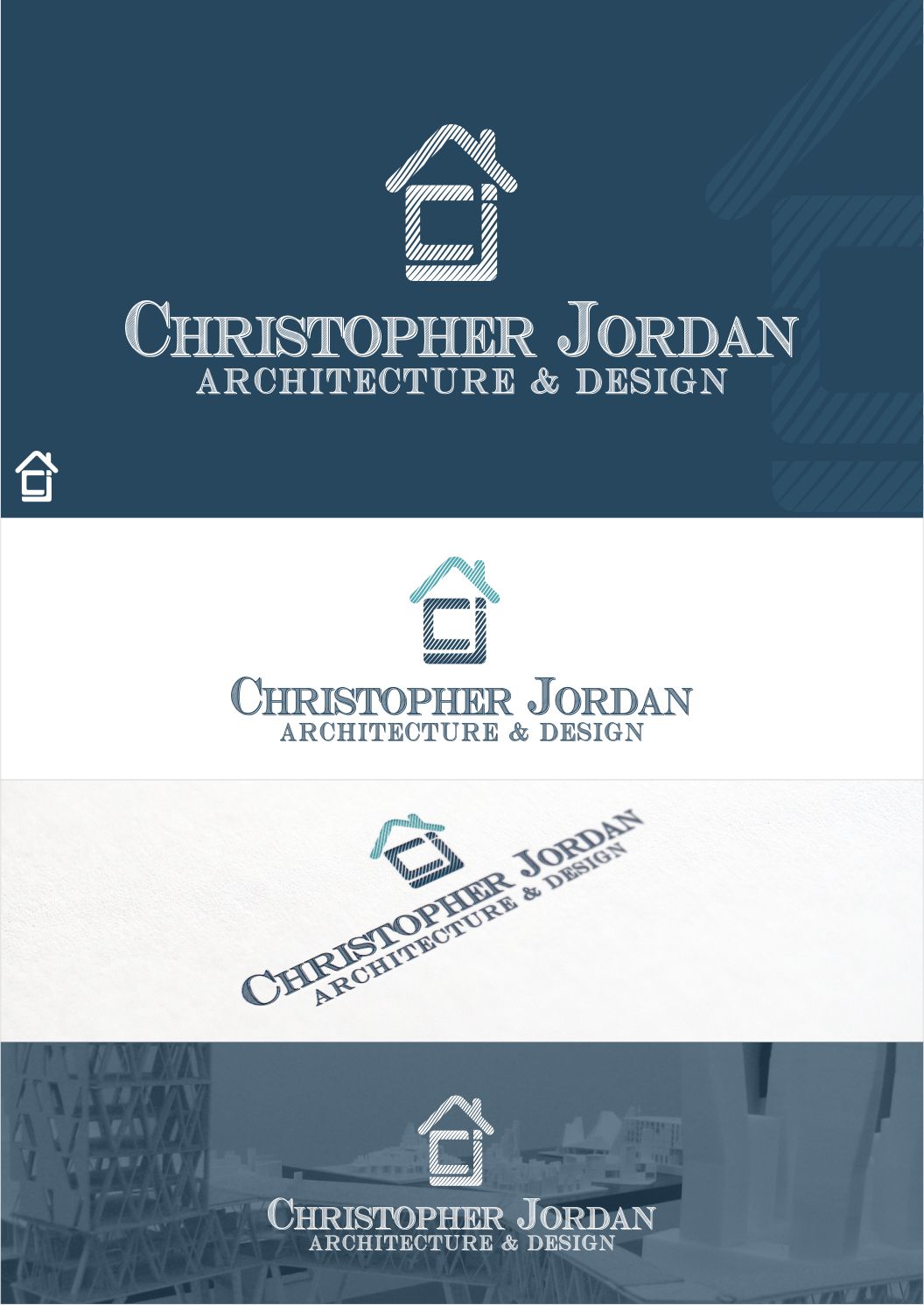 Logo Design by DG for Christopher Jordan Architecture & Design | Design #10816597