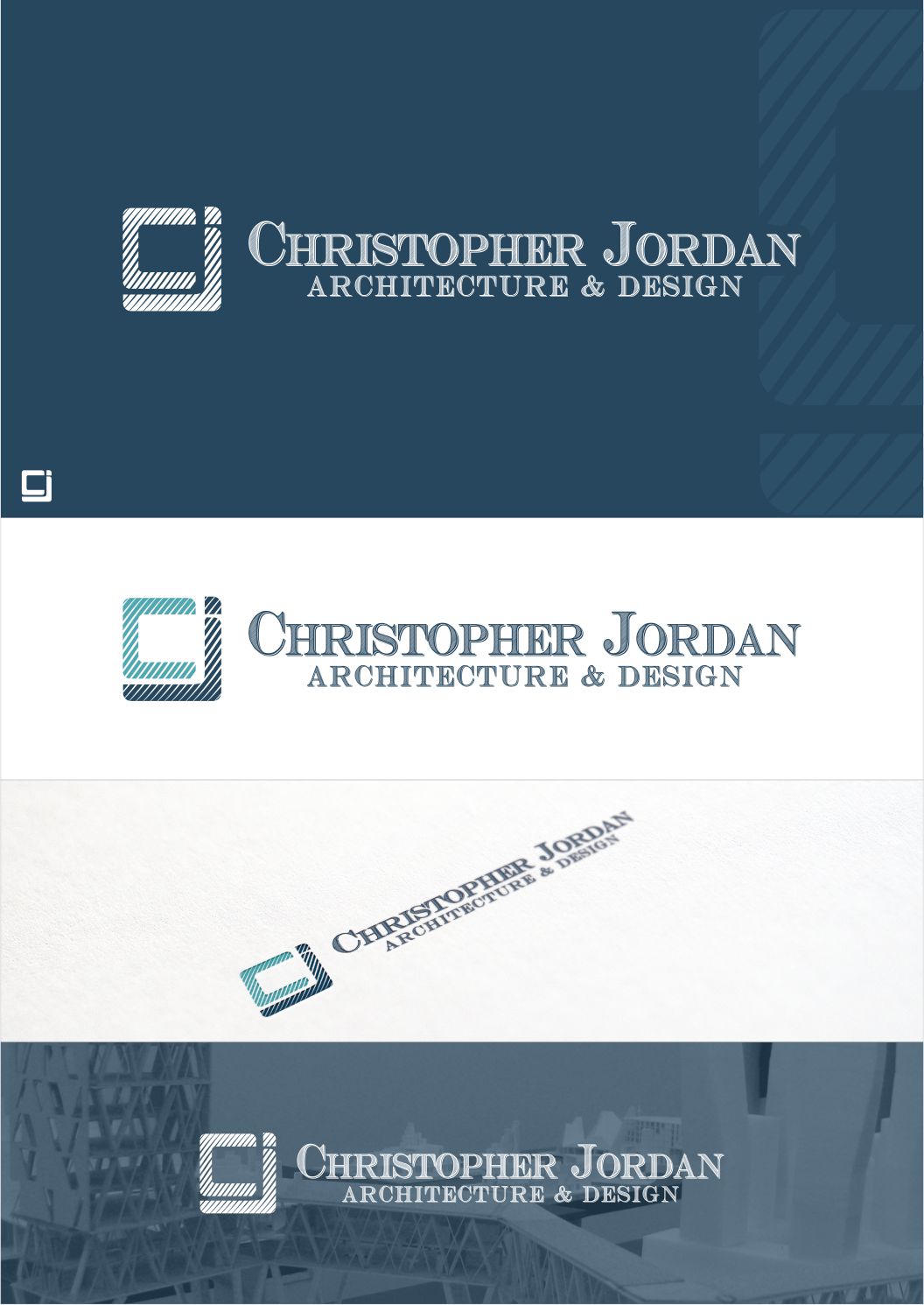 Logo Design by DG for Christopher Jordan Architecture & Design | Design #10816598