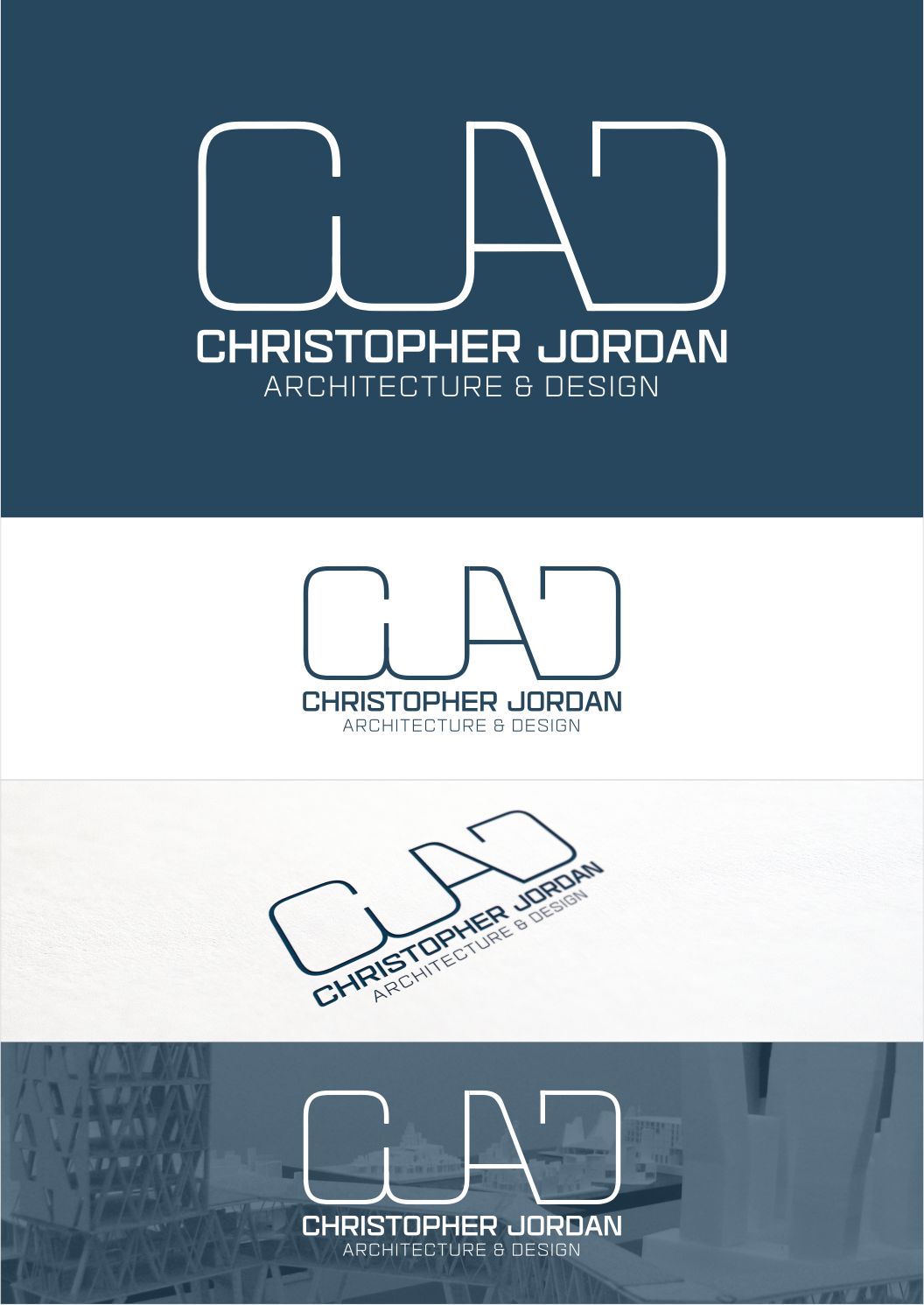 Logo Design by DG for Christopher Jordan Architecture & Design | Design #10816600