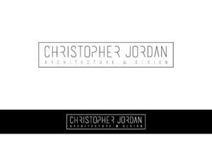 Logo Design by paoleta_y for Christopher Jordan Architecture & Design | Design #10807424