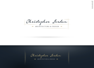 Diseño de Logo por Novend para Christopher Jordan Architecture & Design | Diseño: #10999784