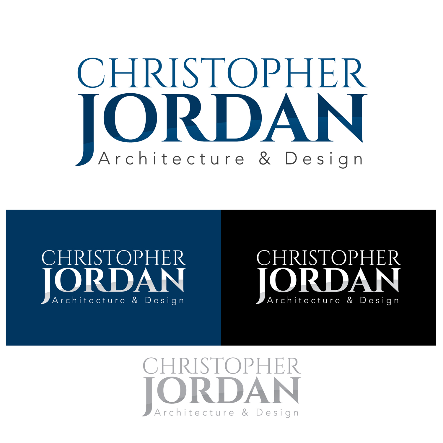 Logo Design by majuliaaparente for Christopher Jordan Architecture & Design | Design #10854176