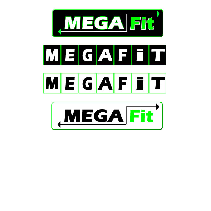 Logo Design by Mike Shepard for megafit | Design #21156