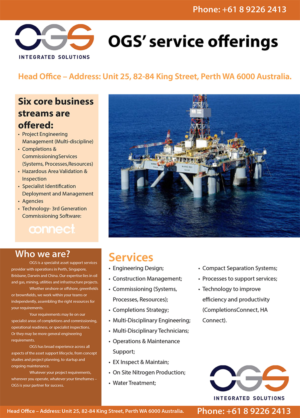 Flyer Design by Akaram Advertising for Oil & Gas Solutions Pty Ltd | Design: #10843466