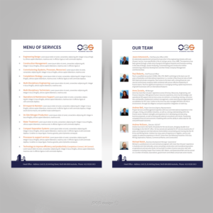 4 Information One pagers needed for Australia's biggest Oil & Gas Conference | Flyer Design by popdesign¤