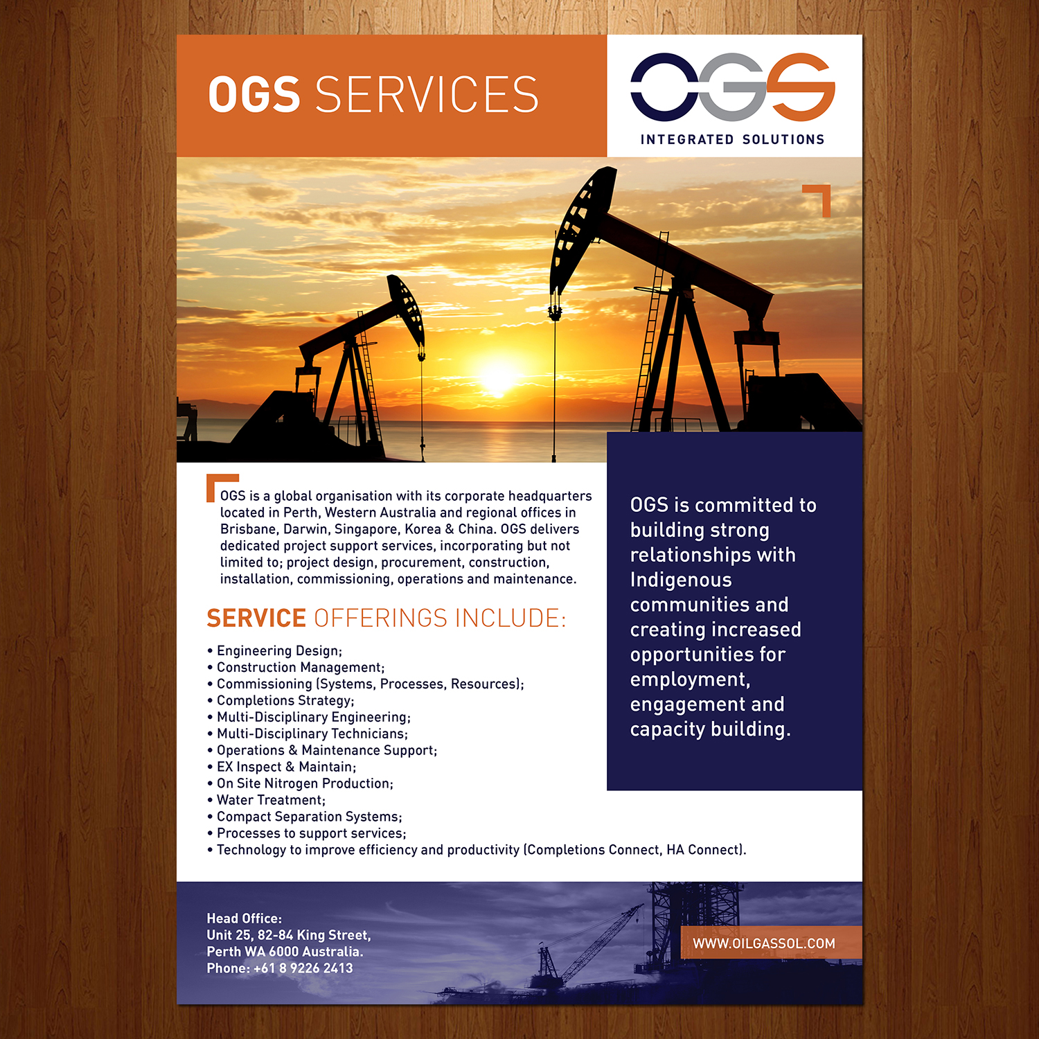 Flyer Design by VEGA-Designs for Oil & Gas Solutions Pty Ltd | Design #10844178