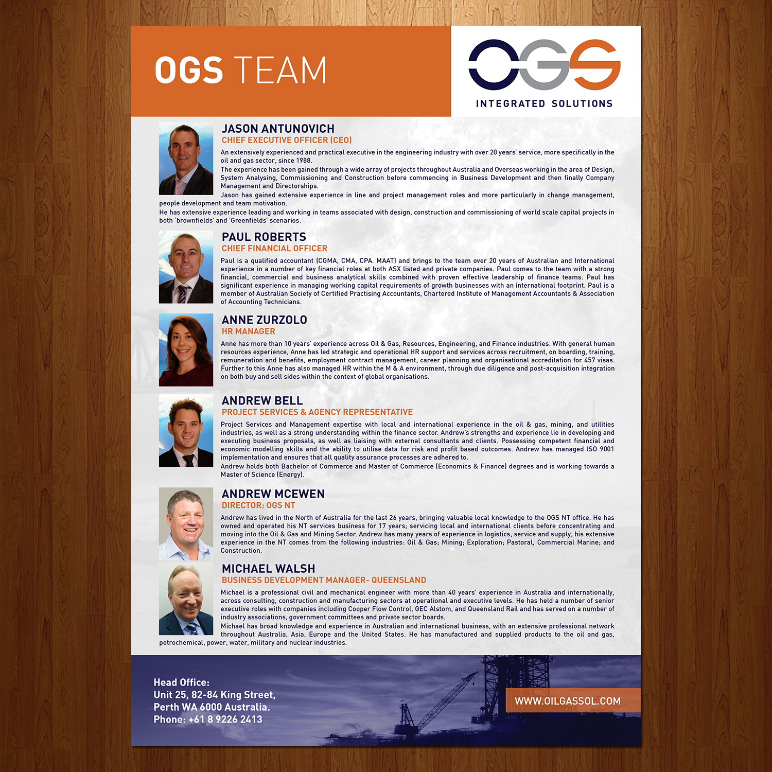 Flyer-Design von VEGA-Designs für Oil & Gas Solutions Pty Ltd | Design #10855195