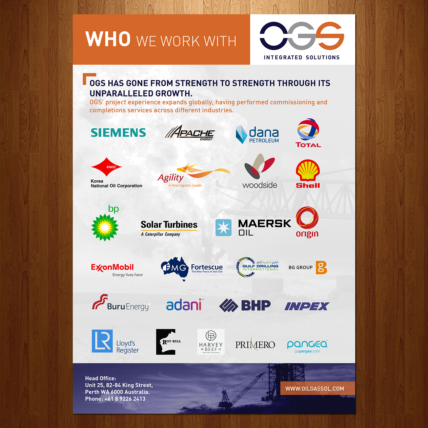 Flyer-Design von VEGA-Designs für Oil & Gas Solutions Pty Ltd | Design #10868196