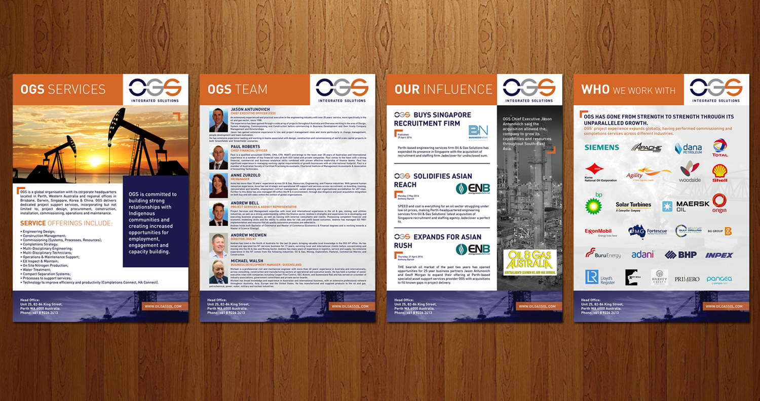 Flyer-Design von VEGA-Designs für Oil & Gas Solutions Pty Ltd | Design: #10876911
