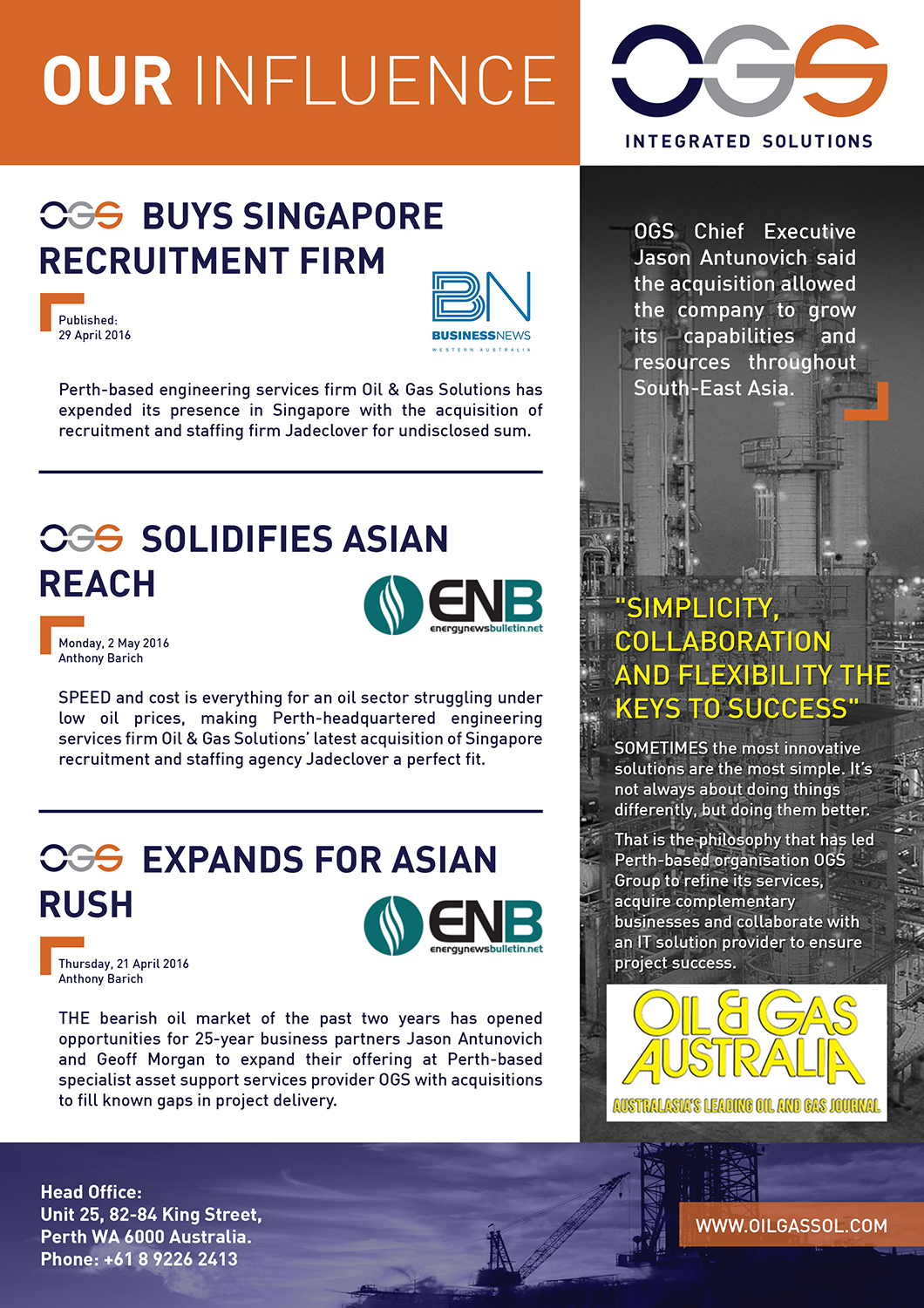 Flyer-Design von VEGA-Designs für Oil & Gas Solutions Pty Ltd | Design #10915297