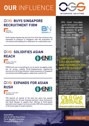 Flyer-Design von VEGA-Designs für Oil & Gas Solutions Pty Ltd | Design: #10915297