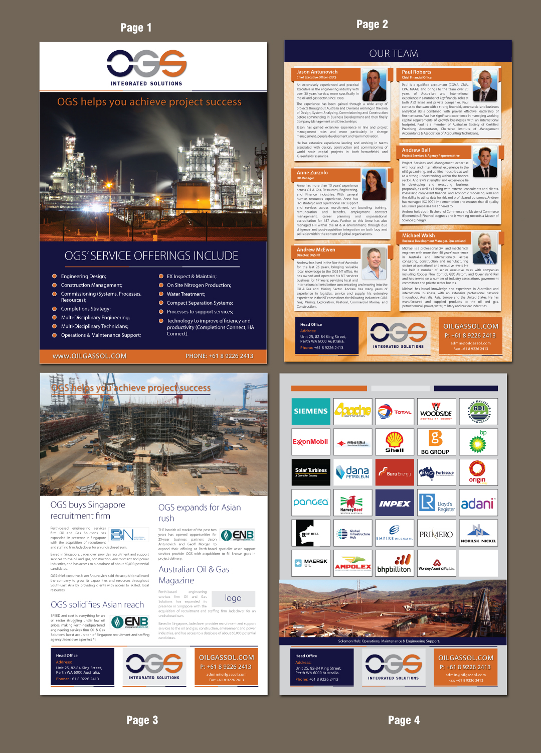 Flyer-Design von meet007 für Oil & Gas Solutions Pty Ltd | Design #10847035