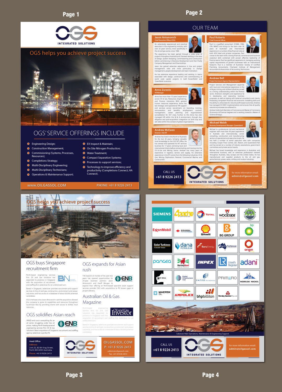 Flyer-Design von meet007 für Oil & Gas Solutions Pty Ltd | Design #10849069