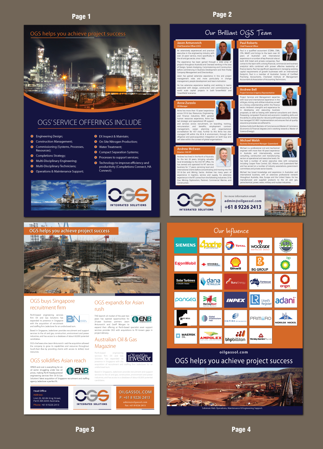 Flyer-Design von meet007 für Oil & Gas Solutions Pty Ltd | Design #10852860