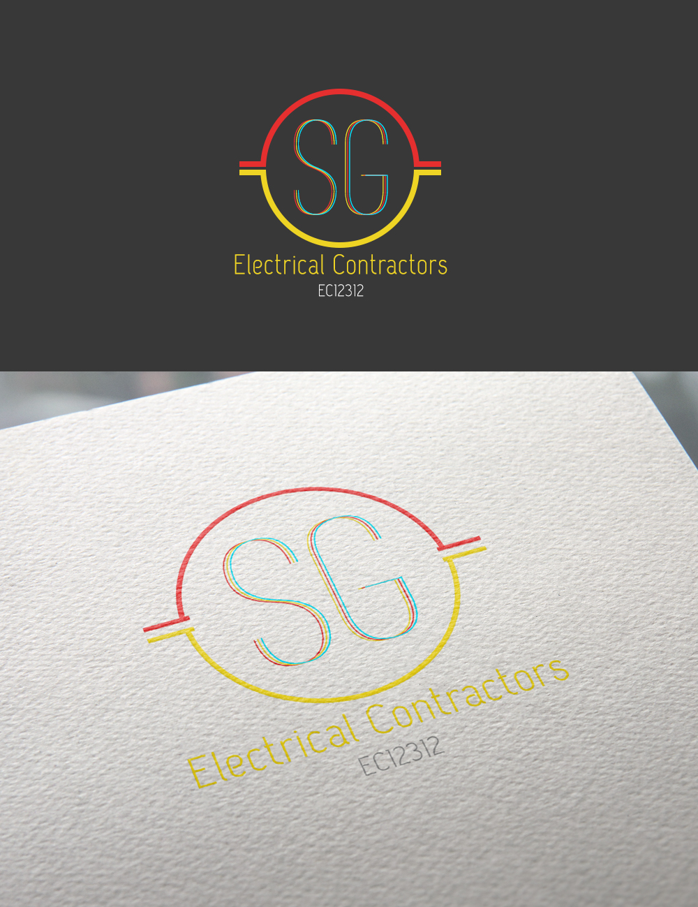 Logo Design by ColorDrops for SG Electrical Contractors | Design #10804559