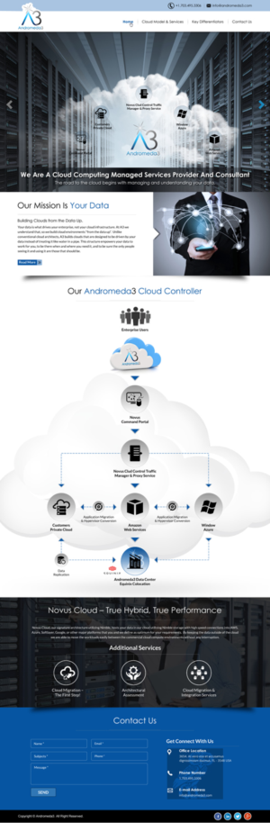 Web Design by Sbss for Andromeda3 Corporation | Design: #10814450