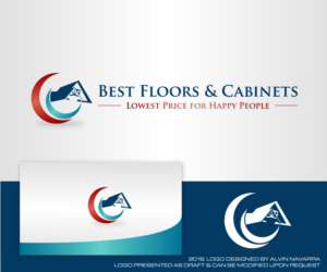 Logo-Design von alvinnavarra für Best Floors and Cabinets | Design: #10826860