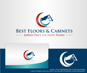 Logo-Design von alvinnavarra für Best Floors and Cabinets | Design: #10826864