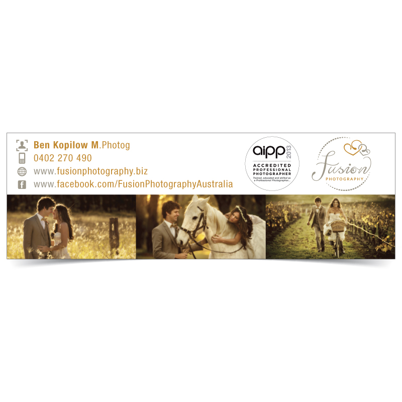 Business Card Design by gilbert j for Fusion+Photography | Design #2253823